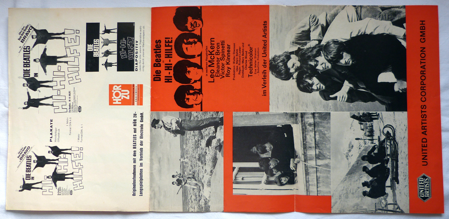 Hi Hi Hilfe Beatles Ganzer Film Deutsch Tour,- Film items